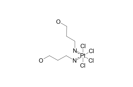 TETRACHLORO-DI-(3-HYDROXYPROPYLAMINE)-PLATINUM-(IV)