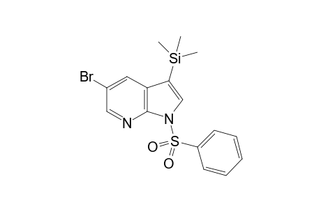 5-Bromo-1-phenylsulfonyl-3-trimethylsilyl-1H-pyrrolo[2,3-b]pyridine