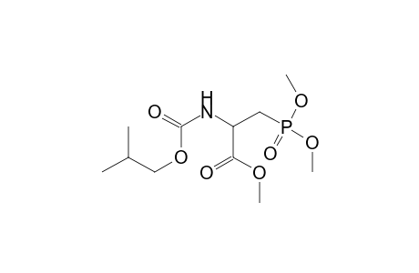 Dimethyl [2-(N-isobutoxycarbonyl)amino-2-(methoxycarbonyl)ethyl]phosphonate