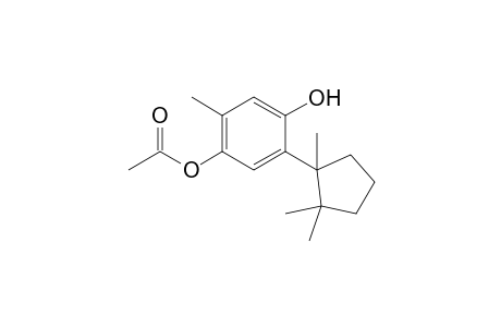 4-Acetoxy-5-methyl-2-(1,2,2-trimethylcyclopentyl)phenol