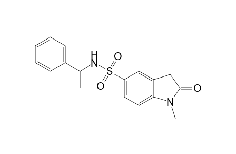 1H-Indole-5-sulfonamide, 2,3-dihydro-1-methyl-2-oxo-N-(1-phenylethyl)-