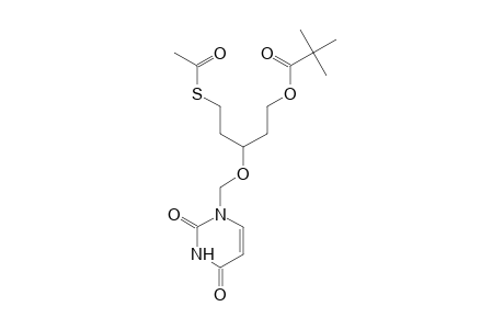 5-(Acetylsulfanyl)-3-[(2,4-dioxo-3,4-dihydro-1(2H)-pyrimidinyl)methoxy]pentyl pivalate