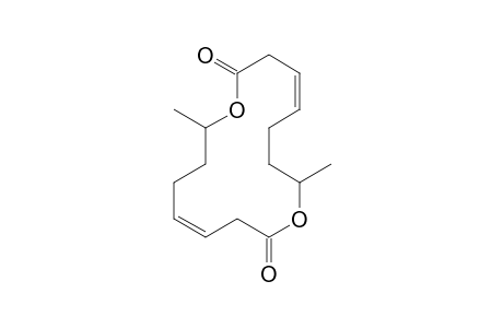 8,16-Dimethyl-1,9-dioxacyclohexadeca-4,12-diene-2,10-dione