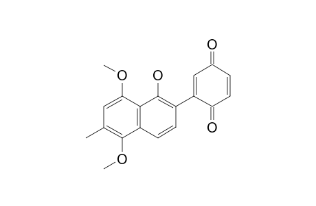 2-(1-HYDROXY-5,8-DIMETHOXY-6-METHYLNAPHTHALEN-2-YL)-[1,4]-BENZOQUINONE