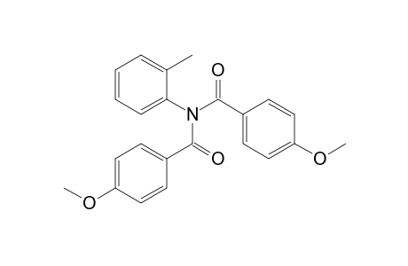 4-Methoxy-N-(4-methoxybenzoyl)-N-(2-methylphenyl)benzamide