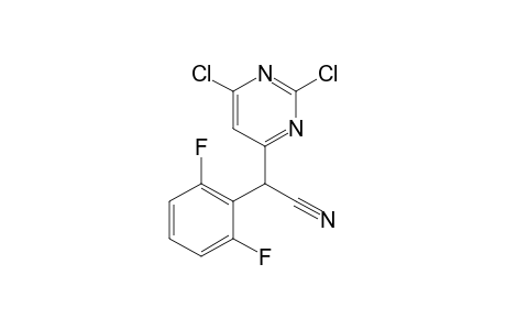 2-(2,6-Dichloropyrimidin-4-yl)-2-(2,6-difluorophenyl)acetonitrile