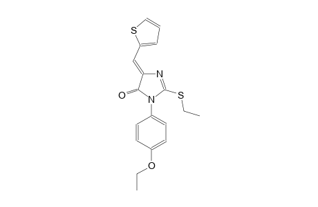 4H-imidazol-4-one, 3-(4-ethoxyphenyl)-2-(ethylthio)-3,5-dihydro-5-(2-thienylmethylene)-, (5Z)-