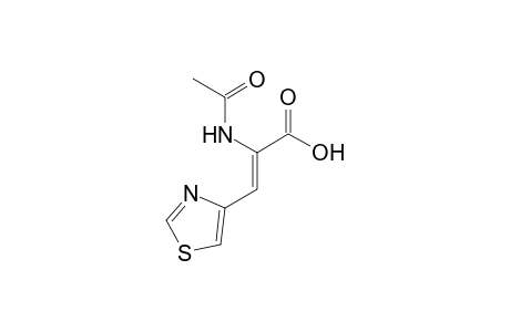 (Z)-3-(4-Thiazolyl)-2-acetylaminoprop-2-enoic acid