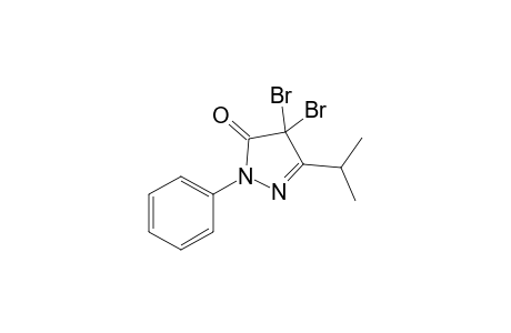 4,4-Dibromo-3-isopropyl-1-phenyl-2-pyrazolin-5-one