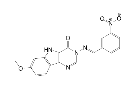 7-methoxy-3-{[(E)-(3-nitrophenyl)methylidene]amino}-3,5-dihydro-4H-pyrimido[5,4-b]indol-4-one