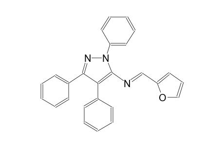 1H-pyrazol-5-amine, N-[(E)-2-furanylmethylidene]-1,3,4-triphenyl-