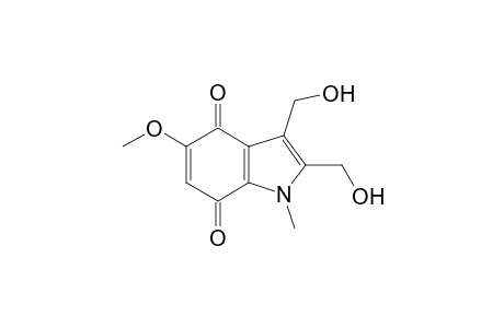 2,3-Bis(Hydroxymethyl)-5-methoxy-1-methylindole-4,7-dione