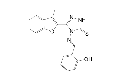 4-(2-Hydroxybenzylideneamino)-5-(3-methylbenzofuran-2-yl)-4H-1,2,4-triazole-3-thione