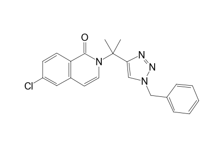 2-[2-(1-Benzyl-1H-1,2,3-triazol-4-yl)propan-2-yl]-6-chloroisoquinolin-1(2H)-one