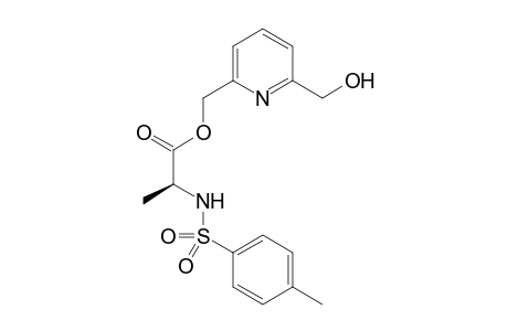 [6-(hydroxymethyl)-2-pyridyl]methyl (2S)-2-(p-tolylsulfonylamino)propanoate