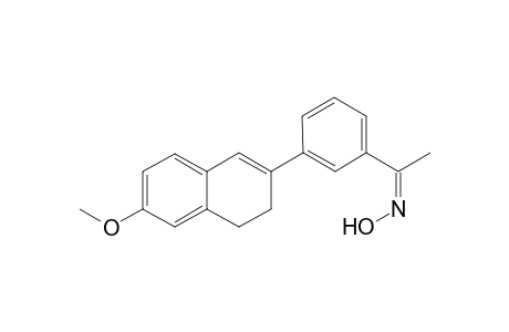 6-Methoxy-2-[3'-(1'-hydroxyiminoaethyl)phenyl]-3,4-dihydronaphthalene