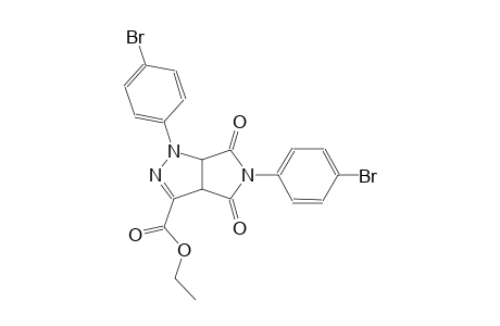 ethyl 1,5-bis(4-bromophenyl)-4,6-dioxo-1,3a,4,5,6,6a-hexahydropyrrolo[3,4-c]pyrazole-3-carboxylate