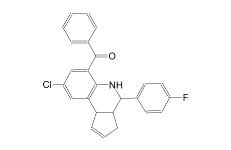 methanone, [8-chloro-4-(4-fluorophenyl)-3a,4,5,9b-tetrahydro-3H-cyclopenta[c]quinolin-6-yl]phenyl-
