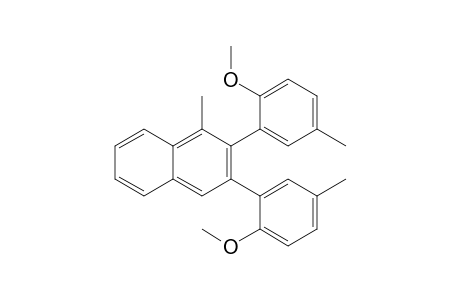 Bis(2-methoxy-5-methylphenyl)methylnaphthalene