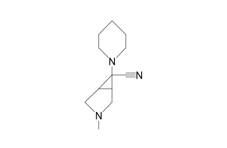 1a,5a,6b-3-Methyl-6-piperidino-3-aza-bicyclo(3.1.0)hexane-6-carbonitrile