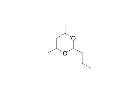 4,6-Dimethyl-2-[(E)-prop-1-enyl]-1,3-dioxane