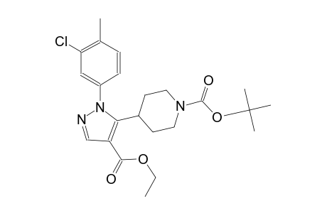 1-piperidinecarboxylic acid, 4-[1-(3-chloro-4-methylphenyl)-4-(ethoxycarbonyl)-1H-pyrazol-5-yl]-, 1,1-dimethylethyl ester