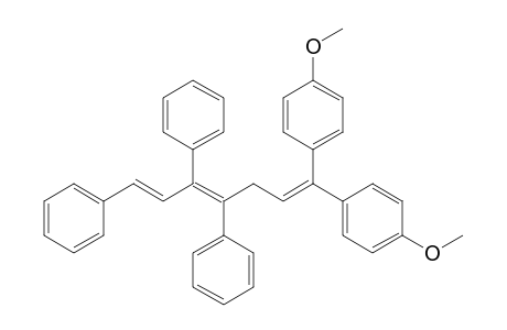 4,5,7-Triphenyl-1,1-bis(p-methoxyphenyl)hepta-1,4,6-triene