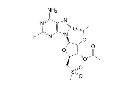 2',3'-Di-O-Acetyl-5'-deoxy-2-fluoro-5'-(methylthio)adenosine S,S-dioxide