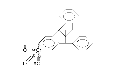 10-Methyl-tribenzotriquinacene-syn-chromium tricarbonyl complex