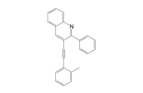 2-Phenyl-3-(o-tolylethynyl)quinoline