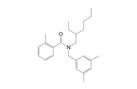 Benzamide, 2-methyl-N-(3,5-dimethylbenzyl)-N-(2-ethylhexyl)-