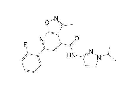 isoxazolo[5,4-b]pyridine-4-carboxamide, 6-(2-fluorophenyl)-3-methyl-N-[1-(1-methylethyl)-1H-pyrazol-3-yl]-