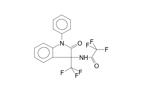 3-TRIFLUOROMETHYL-3-TRIFLUOROACETAMIDO-N-PHENYLINDOLIN-2-ONE