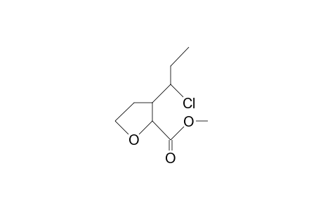 cis-3-(1-Chloro-propyl)-2-tetrahydro-furancarboxylic acid, methyl ester