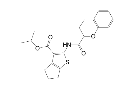 isopropyl 2-[(2-phenoxybutanoyl)amino]-5,6-dihydro-4H-cyclopenta[b]thiophene-3-carboxylate