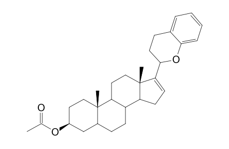 2-(3.beta.-Acetoxyandrost-16-en-17-yl)-3,4-dihydro-2H-1-benzopyran