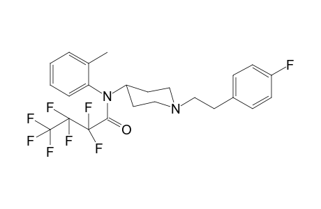 2,2,3,3,4,4,4-Heptafluoro-N-(1-[2-(4-fluorophenyl)ethyl]piperidin-4-yl)-N-2-methylphenylbutanamide