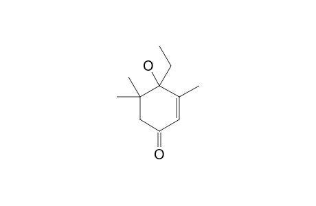 4-ethyl-4-hydroxy-3,5,5-trimethylcyclohex-2-en-1-one