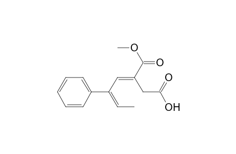 Butanedioic acid, (2-phenyl-2-butenylidene)-, 1-methyl ester, (E,Z)-