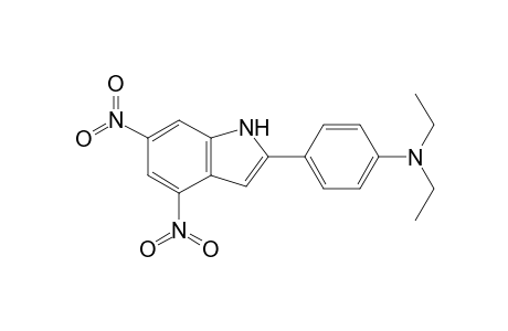 4-(4,6-dinitro-1H-indol-2-yl)-N,N-diethyl-aniline