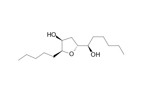 (2S,3S,5R)-2-amyl-5-[(1R)-1-hydroxyhexyl]tetrahydrofuran-3-ol