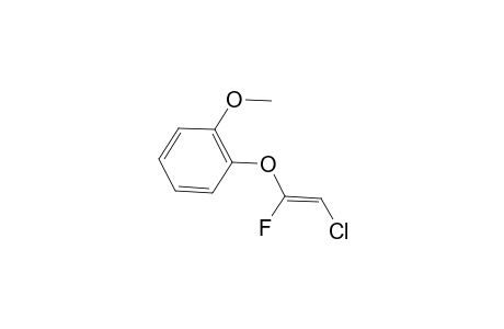 .beta.-Chloro-.alpha.-fluorovinyl o-methoxylphenyl ether