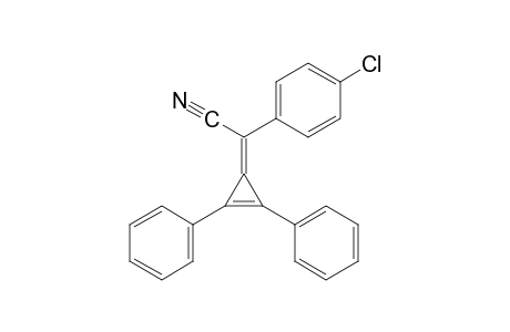 a-(p-chlorophenyl)-2,3-diphenyl-2-cyclopropene, delta1, a-acetonitrile