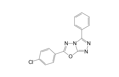 6-(4-Chlorophenyl)-3-phenyl-[1,2,4]triazolo[3,4-b][1,3,4]oxadiazole