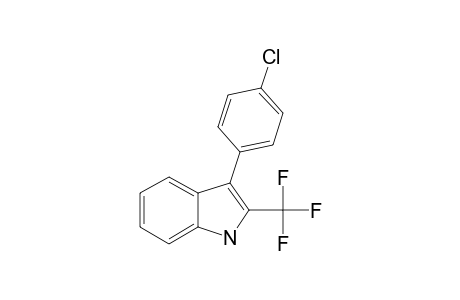 3-(4-CHLOROPHENYL)-2-(TRIFLUOROMETHYL)-INDOLE