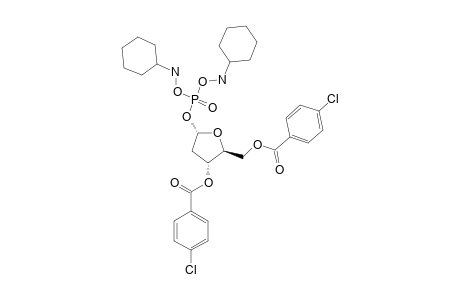 BIS-(CYCLOHEXYLAMINE)-3',5'-O-BIS-(4-CHLOROBENZOYL)-2-DEOXY-ALPHA-D-RIBOSYL-1-PHOSPHATE