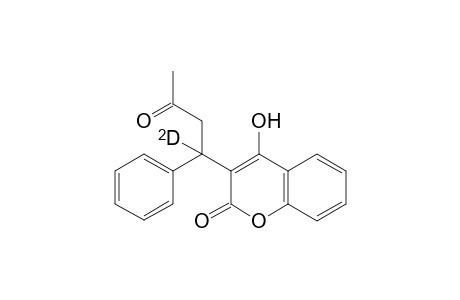 1-(4'-Hydroxy-3'-coumarinyl)-1-phenyl-(1-d)butan-3-one
