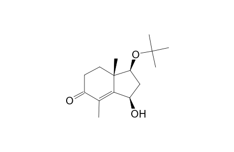 2,6-Dimethyl-7-tert-butoxy-9-hydroxybicyclo[4.3.0]nona-1-en-3-one