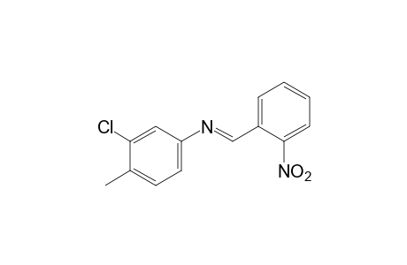 3-chloro-N-(o-nitrobenzylidene)-p-toluidine