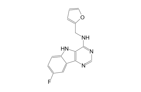 N-(8-fluoro-5H-pyrimido[5,4-b]indol-4-yl)-N-(2-furylmethyl)amine